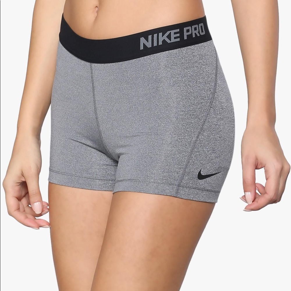 gray nike pro spandex